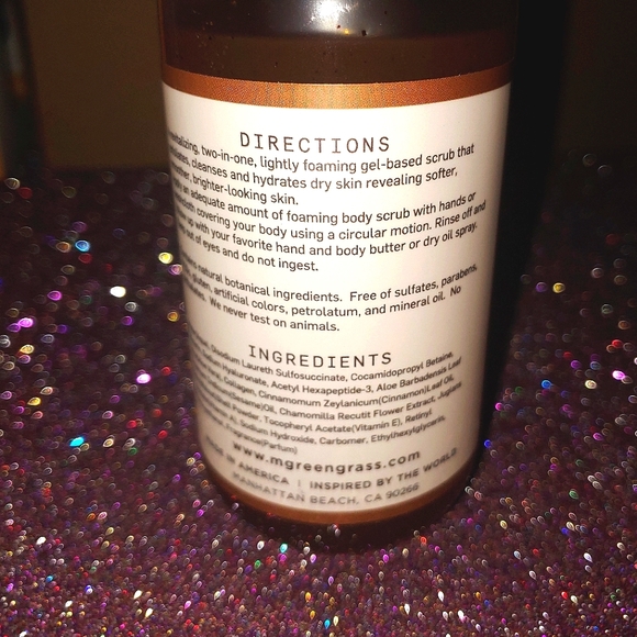 Cardamom Lavender Foaming Body Scrub m. greengrass - Picture 3 of 5